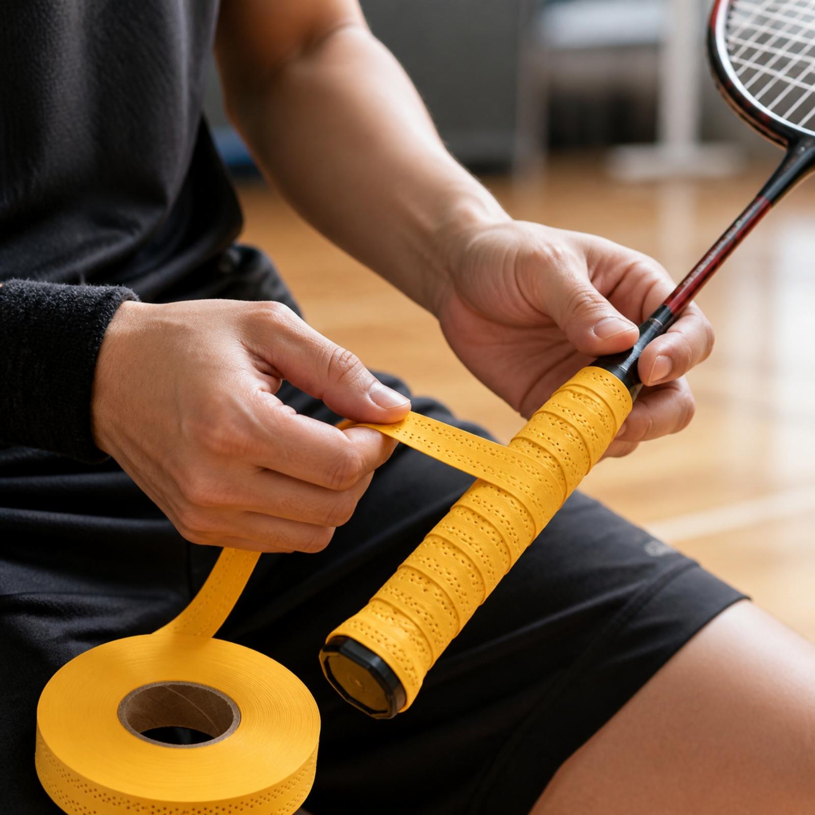 Badminton Materi - Nastro adesivo traspirante per impugnatura, 45
