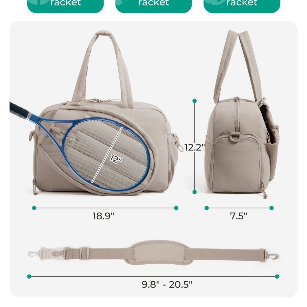 Nuova borsa da tennis unisex,  - Badminton Bag recensione e prezzo