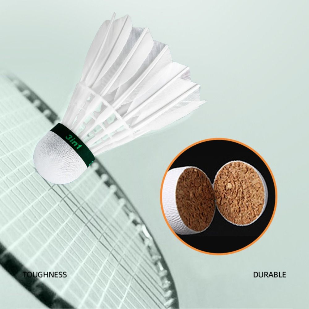 3/6/12 pezzi volano da badmint - Feather Shuttlecock recensione e prezzo