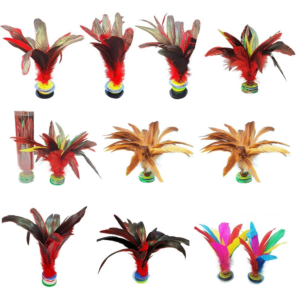 2 pezzi, volani colorati per s - Feather Shuttlecock recensione e prezzo