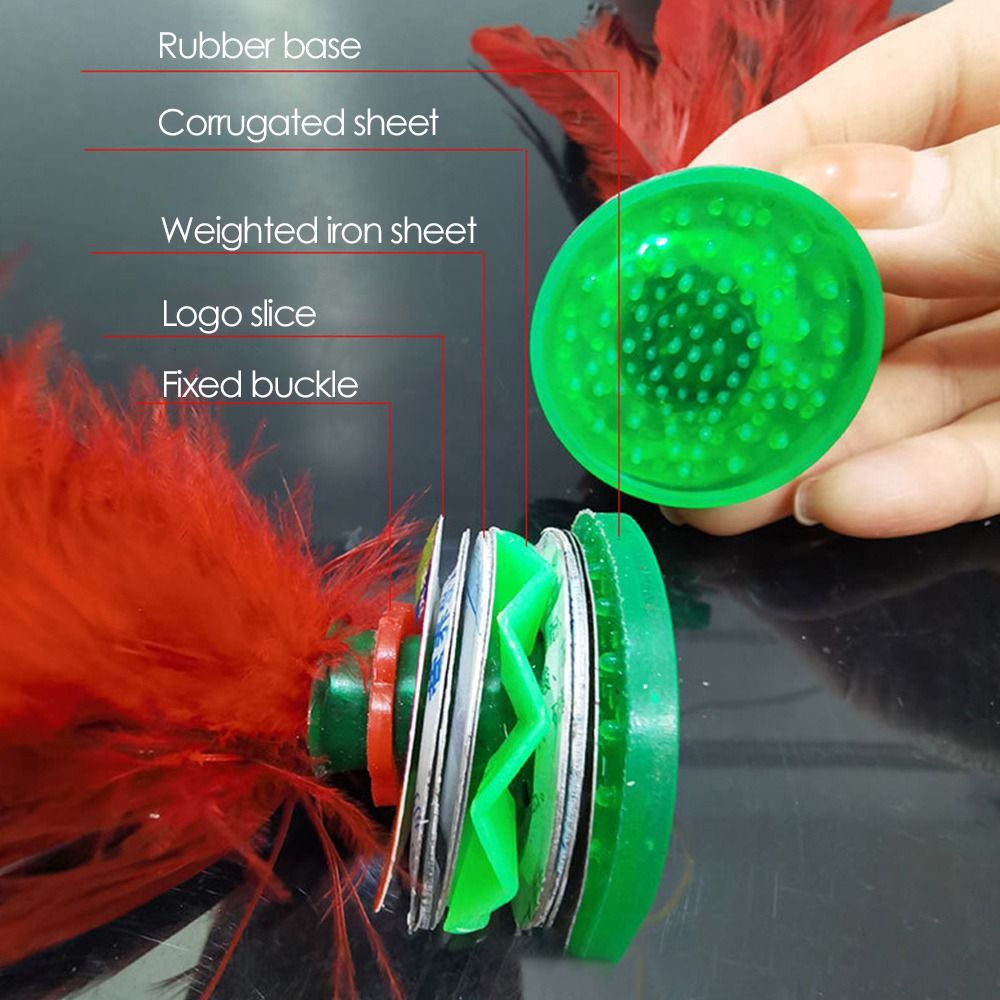 2 pezzi, volani colorati per s - Feather Shuttlecock recensione e prezzo